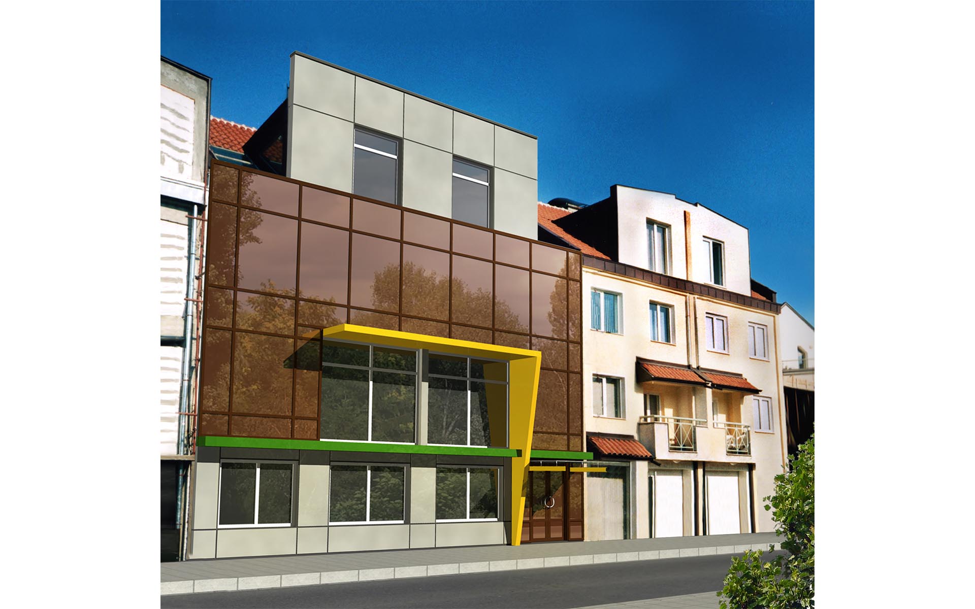 Office Building Facade Remodelling 03
